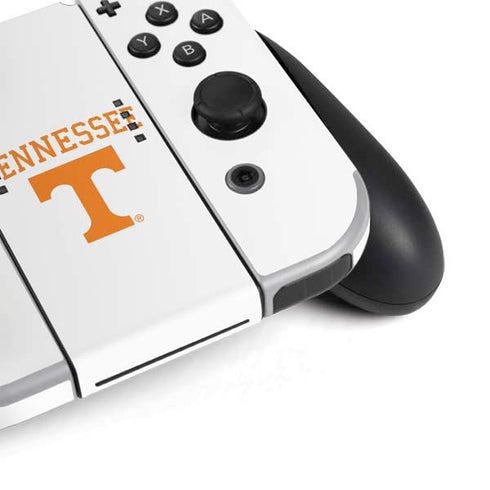 University of Tennessee-Knoxville Collegiate Text Nintendo Switch OLED (2021) Skin
